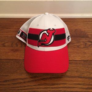 Brand New Limited Edition NJ Devils Red and White Baseball Hat Never Worn